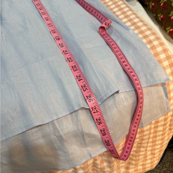 LINTICO Light Blue Linen Joanna Tunic Top - Picture 6 of 7